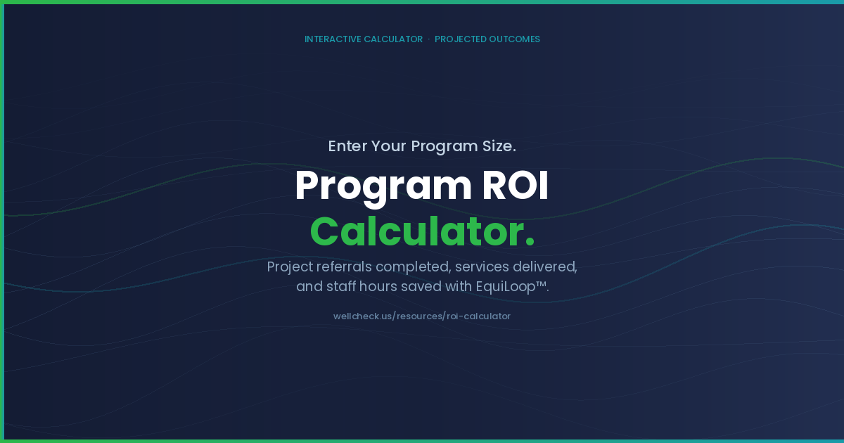 Roi Program ROI Calculator for Healthcare & Public Health Programs